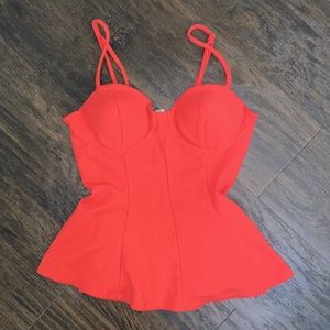 Size S coral top